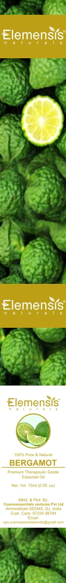 Elemensis Naturals Pure & Natural Basil, Bergamot, Cedarwood, Cinnamon, Frankincense, ylang ylang, Eucalyptus, Mandarin, Lemon, Patchouli, Rose, citronella essential oil, (Combo Pack of 12)