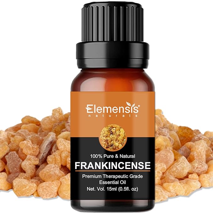 Elemensis Naturals Pure Frankincense Essential oil for skin whitening, Good Vibes, Diffuser, Natural Frankincense oil for Therapeutic Grade
