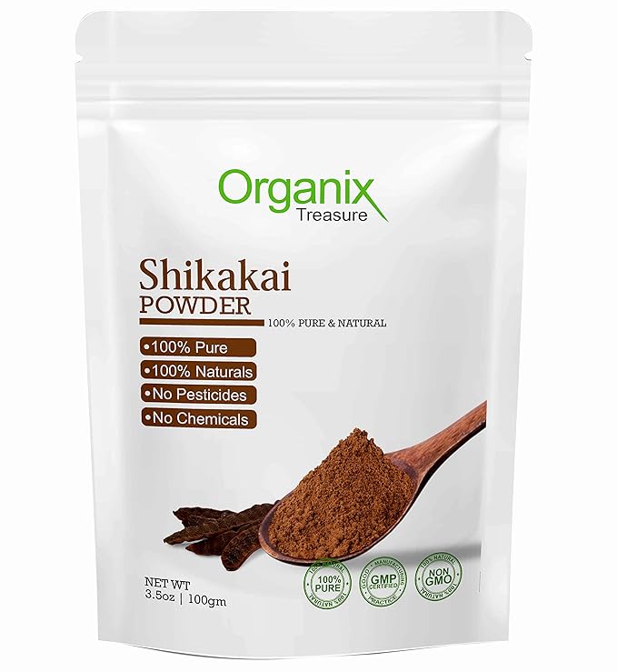 Organix Treasure Pure & Natural Shikakai Powder for Natural and Chemical Free Hair.