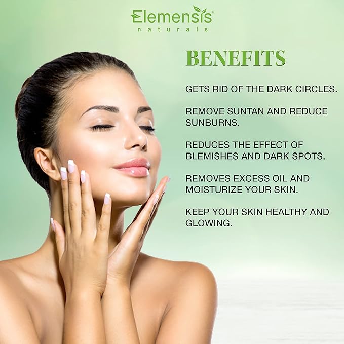 Elemensis Naturals Pure & Natural Sandalwood Powder for Face, Skin Whitening, Face mask and Facial, Skin Care, 100g, 200g, 300g