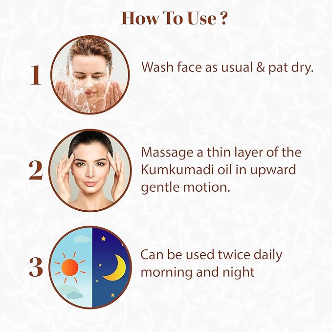 Elemensis Naturals kumkumadi tailam for face whitening & brightening, anti aging kumkumadi oil serum, kumkumadi face oil for glowing skin.