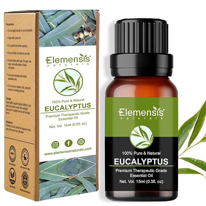 Elemensis Naturals Pure & Natural Basil, Bergamot, Cedarwood, Cinnamon, Frankincense, ylang ylang, Eucalyptus, Mandarin, Lemon, Patchouli, Rose, citronella essential oil, (Combo Pack of 12)